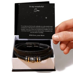 Love You Forever Bracelet for Son | From Mom