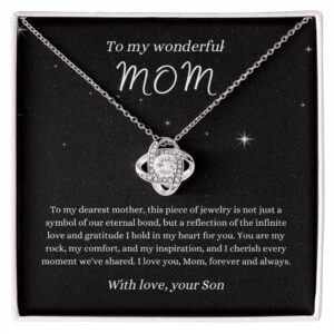 Love Knot Necklace for Mom | From Son