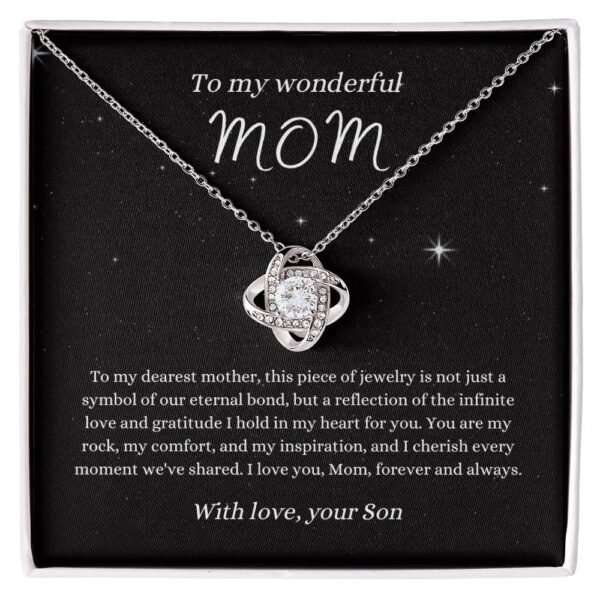 Love Knot Necklace for Mom | From Son