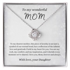 Love Knot Necklace for Mom | From Daughter